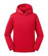265B Russell Athletic Kids Authentic Hooded Sweatshirt Classic Red colour image